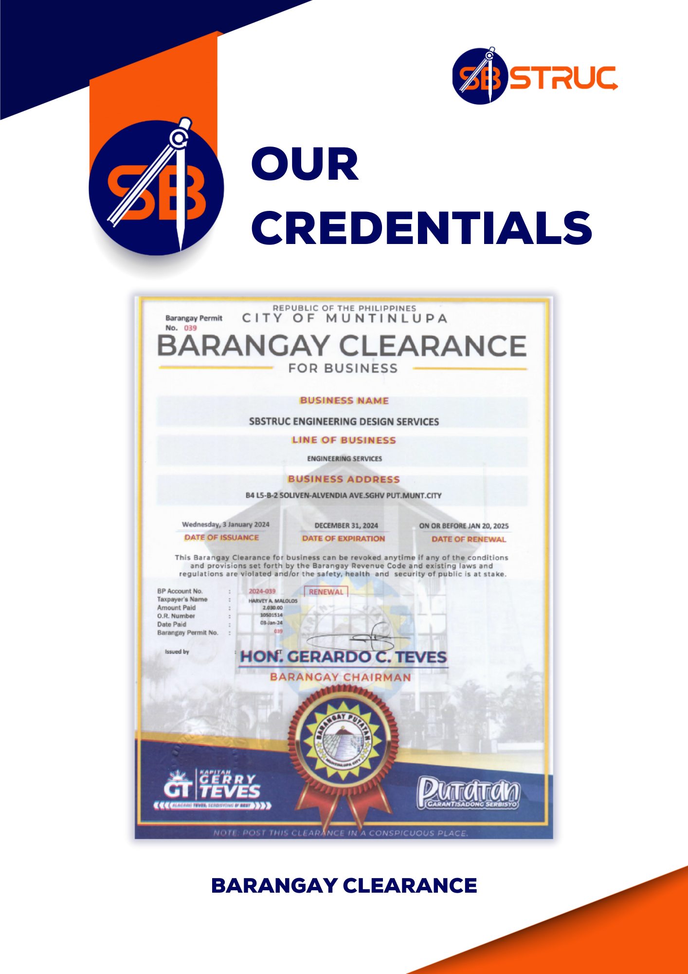 Barangay Clearance